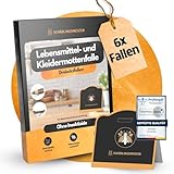 SCHÄDLINGSMEISTER® Mottenfalle - 6 Stück - Pheromonfalle mit hoher Wirksamkeit - Gegen Lebensmittelmotten & Kleidermotten - (2 in 1 Mottenfalle) - Lebensmittelmotten Falle - Mottenfalle Kleidermotten