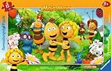 Ravensburger Kinderpuzzle - 06121 Biene Majas Welt - Rahmenpuzzle für Kinder ab 3 Jahren, mit 15 Teilen, Yellow