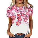 Bluse damne Business Outfit Damen Oberteile Damen Sommer t Shirts für Damen Tunika Damen Kurzarm Butterfly top Schulter Sweatshirt Damen Oversized Longjacke Damen Sommer
