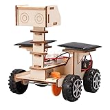 JTgugu Experimente für Kinder Solar holzbausatz Auto Elektronik Baukasten solar Roboter Spielzeug Experimentierkasten Elektro Baukasten Holz Auto Bausatz Weihnachten Geburtstag Ostern Geschenke