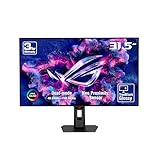 ASUS ROG Strix OLED XG32UCWMG (32 Zoll 4K UHD Gaming Monitor, Dual-Modus 4K bei 240 Hz FHD bei 480 Hz, 0.03ms, Sync-Tech, HDR 400 TB - QD-OLED, 16:9, 3840x2160, DP, HDMI, 15W USB-C, USB-Hub)