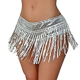 Pailettenhose Damen Glitzer Pailletten Kurze Hose Shorts Glänzend Sexy Kostüm Hotpants Party Festival Silvester Outfit Freizeitshort Hohe Taille Outfits