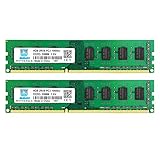 Motoeagle 8GB Kit (2x4GB) PC3 10600U DDR3-1333MHz 10600 PC3 4GB DIMM RAM 2Rx8 Unbuffered Non-ECC 1.5V CL9 240-Pin Desktop Arbeitsspeicher