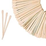 100 Stück Holzspatel Mundspatel, Spatel Holz, Holz Spachtel, Holzspatel Waxing, Ceara De Epilat Profesionala, Holz Wachs Sticks, für Haarentfernung Und Herstellung Von Holzhandwerk