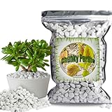 Grobes Perlite für Pflanzen (1-2 cm Durchmesser), natürlicher landwirtschaftlicher Bodenzusatzstoff, verbessert Drainage und Belüftung, fördert Bodengesundheit und Wurzelwachstum (1L)