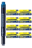 ONLINE 40x kompatible LAMY Patronen blau, auch für Pelikan, Stabilo etc, Universal Tintenpatronen, Füller Patronen, löschbar, für Füllhalter & Tintenroller, Vorteilspack königsblau
