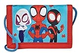 Undercover Spidey Geldbörse für Kinder, Jungen, Mädchen und Teens, 8 x 13 cm, Brustbeutel, sicher für Geld und Fahrkarten