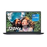 Dell Inspiron 15 (3520) Laptop 15,6' FHD 120 Hz, Intel Core i5-1235U, Intel Iris Xe Graphics, 16 GB RAM, 512 GB SSD, Windows 11 Home, German QWERTZ-Tastatur, Carbon Black