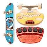 The Original Tail Devil Spark It Up! ® Funkenplatte für Skateboard für Kinder ab 8 Jahre & Erwachsene - Skateboard Deck Zubehör für Longboard und Kinderskateboards, Tail Devil Skateboard Spark Plates
