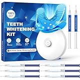 Bleaching zähne set Teeth Whitening Kit: Zähne aufhellen gel Zahnbleaching set zum zähne aufhellen, Zahnaufhellung bleaching set Zähne bleaching set Teeth Whitening Kit led