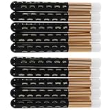 FUOYLOO Wimpernreinigungsbürste 10 Stück für Wimpernshampoo und Mitesser Entfernung mit Hautfreundlicher Textur für Tägliche Gesichtsreinigung