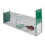 MaxxGarden Rattenfalle und Marderfalle - Mausefalle Lebend - Marderfalle Lebendfalle - Lebendfalle Ratte - Rattenfallen Testsieger - Mäusefalle Lebend Hochwertig - 60x18x20cm