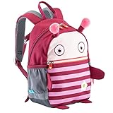 Skandika Sorgenfresser Kinderrucksack Molly | Kinder Rucksack ab 1 - 5 Jahre für Mädchen und Jungen, 8 L, Namensschild, reflektierende Elemente, Outdoor | Kindergartenrucksack, Vorschulrucksack