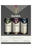 Glenfiddich Single Malt Scotch Whisky Probierset (3 x 5cl) - 12 Jahre, 15 Jahre und 18 Jahre mit Geschenkverpackung - ein Geschenk zum Genießen