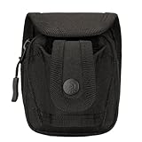 Taktische Schleudertasche, Slingshot Kugeltasche, Aufbewahrungstasche für Steinschleuder & Munition/Stahlkugeln/Steinschleuder/Schleuder/Zwille, Gürteltasche, Camouflage (Schwarz)