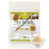 GOLDEN PEANUT Gourmet Bio Baobab Fruchtpulver 1 kg - vegan, reine Rohkostqualität, 100% Bio vom Affenbrotbaum, ideal für Müsli, Smoothies, backen