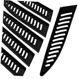 PRETYZOOM 1 Satz Messerset Schutz Corer Apfelschneider Bewachen Traubenschneider Küchenchef Allzweckmesser Beschützer Obstmesser Kräuseln Messerhalter Gold Standard Lass Sie Pp Black 6st