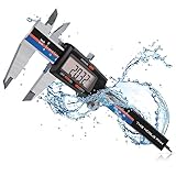 The Noble Finn® Digitaler Messschieber - Schieblehre mit beeindruckender Messgenauigkeit - Messlehre für Innen-, Außen-, Tiefen- & Stufenmessungen - 0-150mm
