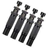 4PCS Tire Deflator Valve Kit, Schnellentlüterungsventil Set für 30 bis 10 PSI mit einstellbarer Messingkonstruktion, passt für Offroad 4x4