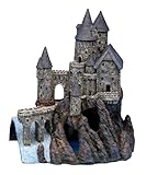 Penn-Plax Castle Aquarium-Dekoration, handbemalt mit realistischen Details, über 36,7 cm hoch, Teil B, 12.8 x 14.8 Inch