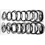 SOLUSTRE Uhrendichtungsringe Silikon 05Mm 06Mm Uhrengehäusedichtungen Uhrendichtungssatz für Uhrenreparatur