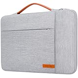 Lacdo 360° Rundumschutz Chromebook Tasche 11 Zoll Laptop Schutzhülle für 11.6 Zoll Lenovo ASUS Acer Samsung Dell HP Chromebook, Surface Pro 9 8 X 7 6 5, HP Stream 11, 11.6 Zoll MacBook Air, Grau