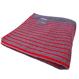 Traumschloss Duschtuch »Stripes« 100% Baumwolle | flauschig weich | rot | 70x140cm