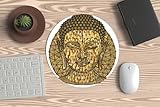 Mauspad, Maus für PC oder Laptop, Thai-Buddha, minimalistisches Zen-Design, ideal für Gaming und Büro, schafft einen Raum des Friedens und der spirituellen Energie.