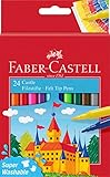 FABER-CASTELL 554202 - Filzstift Castle, 24er Kartonetui