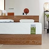 MLILY Matratze PRO 90x200 Kaltschaummatratze 7 Zonen Viscoschaum Matratze Härtegrad H2 & H3, ÖkoTex Rollmatratze 2 in 1 Orthopädische Gelschaum-Matratze 22cm Höhe, 90 x 200 cm