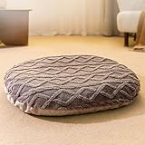 XXIUDEE Waschbares großes Hundebett, beruhigendes Hundebett, Matratze mit abnehmbarem Bezug für Haustierkäfig, klein, mittel, groß, warmes Haustier-/Katzenkissen, Matratze (100 x 82 x 12 cm, Grau)