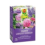 COMPO Stauden Langzeit-Dünger für Stauden und Blütensträucher, Umweltschonendere Rezeptur, 6 Monate Langzeitwirkung, 2 kg, 46 m²