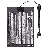 DERNORD Heizmatte Terrarium - 16W Vivarium Wärmematte Wasserdicht Reptilien Heating Mat Heizkissen für Kleintiere Schildkröten Schlangen Bartagamen Gecko Eidechse 20x30cm