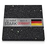 25 Stück 10 mm 90 x 90 mm Terrassenpad, Terrassenpads aus Gummi – Unterlagepads für die Unterkonstruktion ihrer Terrassen Balkon oder Gartenhütte