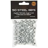 EA-Sporting.de 50 Stück Marken-Schleudermunition Kaliber 9,5 mm Stahlkugeln Schleuder Munition für Katapult