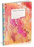 Checklisten-Buch: To Do Listen Planer | Ca. A5 Softcover | 70+ Seiten mit Titel, Datum & Register | Perfekt für Aufgaben zum Abhaken, Leselisten, Packlisten uvm. | Motiv „Dicke Farbe“