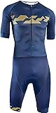 Triathlon-Tri-Anzug – Triathlon-Anzug, Kurzarm-Trikot + Kurze Beine, Skinsuit Tri-Kit – Herren-Radtrikot
