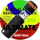 PC Notfall Reparatur Datenrettung Sicherung boot Stick für WINDOWS XP 7 8 10 11