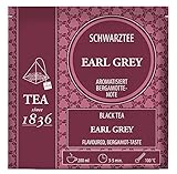 50x Pyramiden-Teebeutel à 3,0g - EARL GREY - aromatisierter schwarzer Tee