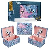 Disney Stitch Schmuckkästchen Mädchen Spieluhr Musikalische Schmuckschatulle für Kinder und Damen