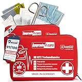 Upgrade4cars 2 x Auto Verbandskasten 2025 DIN 13164 - Made in Germany - Erste Hilfe Set Europaweit Gültig | Verbandtasche auch für Zuhause & Unterwegs