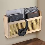 CPROSP Zeitungshalter Wandregal 44*24*10 cm, Zeitschriftenständer Holz, Magazinhalter, Wandorganizer für Eingangsbereich, Wohnzimmer, Wartezimmer, Kinderzimmer, Büro