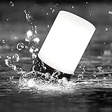 LED Campinglampe Tragbare, 2600mAh Lampe Aufladbar mit Touch-Steuerung, 3 Helligkeit Stufenlos Dimmbar, Camping Laterne mit Magnetfuß & Haken, IP66 Wasserdicht Akku Lampe Ideal für Camping, Wandern