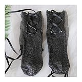 MEVZHH Süßetube Strümpfe Loli Weiche Schwester Krawattensocken,Halbe Socken/Schwarz/Eine Größe