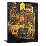 ZHUOYA Farbenfrohes Pop-Art-Leinwandbild mit abstraktem Weinglas-Meereswellen-Sonnenuntergangsmotiv, modernes großes Poster für Wohnzimmer und Heimdekoration (30 x 45 cm/rahmenlos)