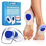 2 Paar Fersenkissen Einlagen, Haltungskorrigierende Fersenpolster, Soft Fersenstützpolster, Lindern Fersenschmerzen und Haltungskorrigierende für Damen und Herren