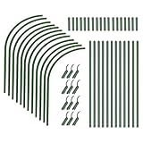Gartenreifen Netz für Hochbett, langlebig, für DIY-Pflanzen, Gewächshaus-Rahmen, Tunnel-Rahmen, Stützräder aus Glasfaser, Rahmen für Wachstumstunnel