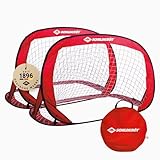 Schildkröt Pop-Up Fußballtore 2er Set - selbstaufrichtende Minitore für Kinder & Erwachsene - 120 x 80 x 80 cm - inkl. Tasche, Fiberglasstangen & Heringe - faltbar & mobil für draußen