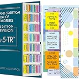 Registerkarten für DSM-5-TR, DSM-5, farbcodierte und laminierte DSM-V-TR Tabs