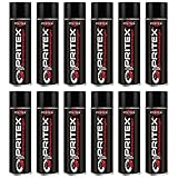 PRITEX - Bremsenreiniger Spray 12 x 500 ml Auto Auto Teilereiniger zur Entfettung von Bremsen, Kupplungen, Motor- & Maschinenteilen – rückstandsfrei & umweltneutral - Premium Qualität